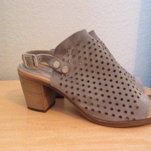Sophia Milano Anthropologie Grey Suede Heels - 8M